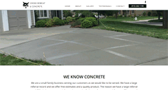 Desktop Screenshot of crossconcrete.net